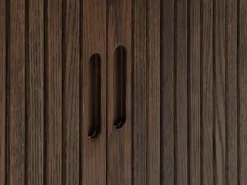 Dressoir LYNGVIG 160 cm 2 tambour deuren donker eiken