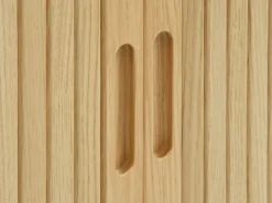 Dressoir LYNGVIG 120 cm roldeuren naturel eiken