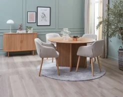 Dressoir LYNGVIG 120 cm roldeuren naturel eiken