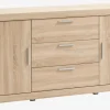 Dressoir RINDSHOLM 2 deuren 3 lades eiken kleur