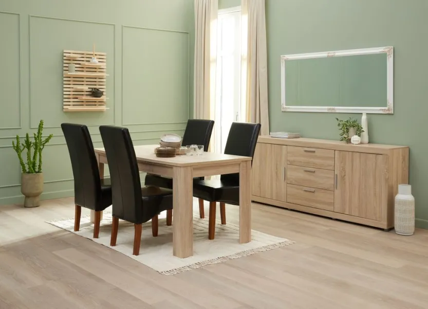 Dressoir RINDSHOLM 2 deuren 3 lades eiken kleur