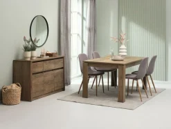 Dressoir VEDDE 3 deuren 3 lades eiken