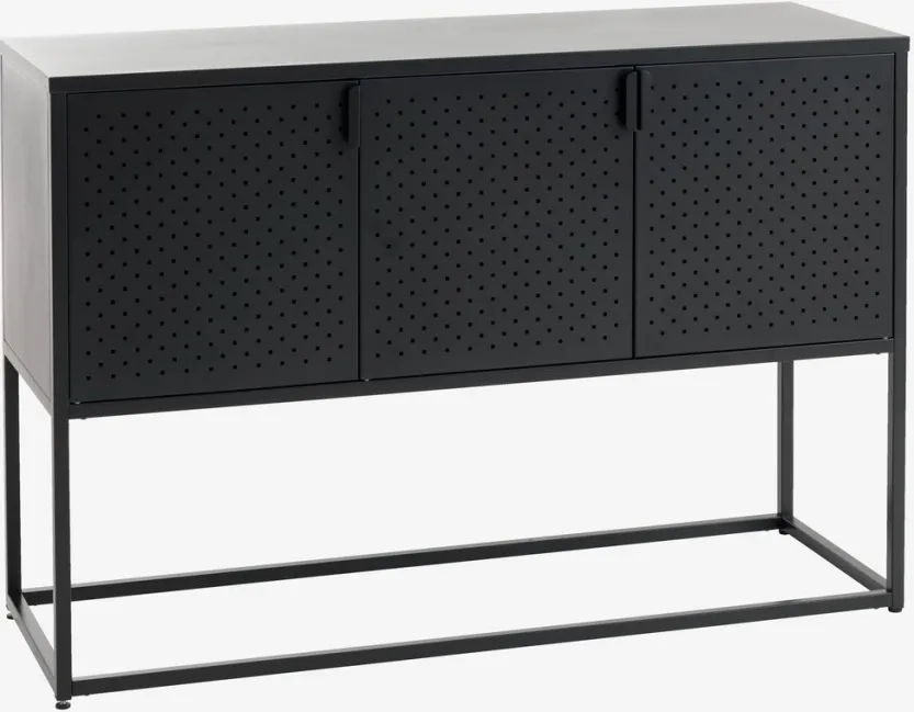 Dressoir VIRUM 3 deuren zwart