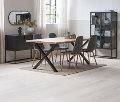 Dressoir VIRUM 3 deuren zwart