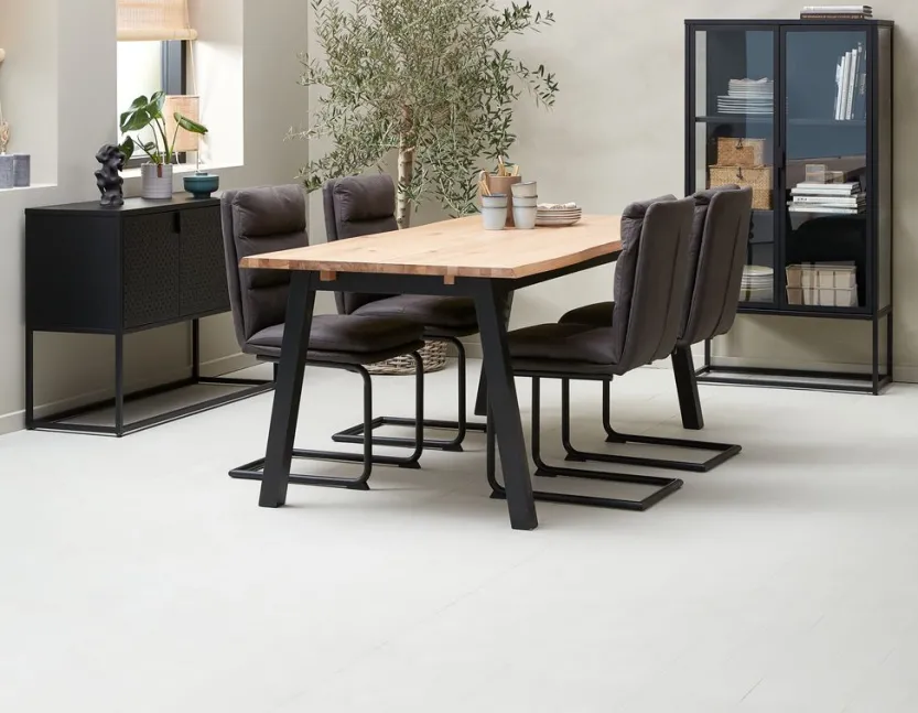 Dressoir VIRUM 3 deuren zwart