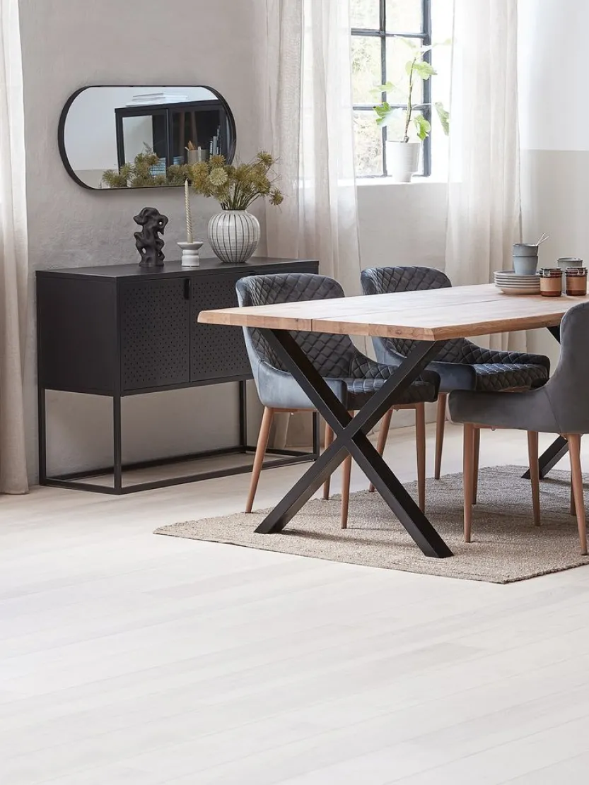 Dressoir VIRUM 3 deuren zwart