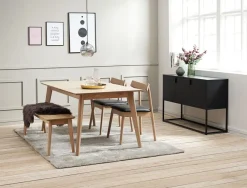 Dressoir VIRUM 3 deuren zwart