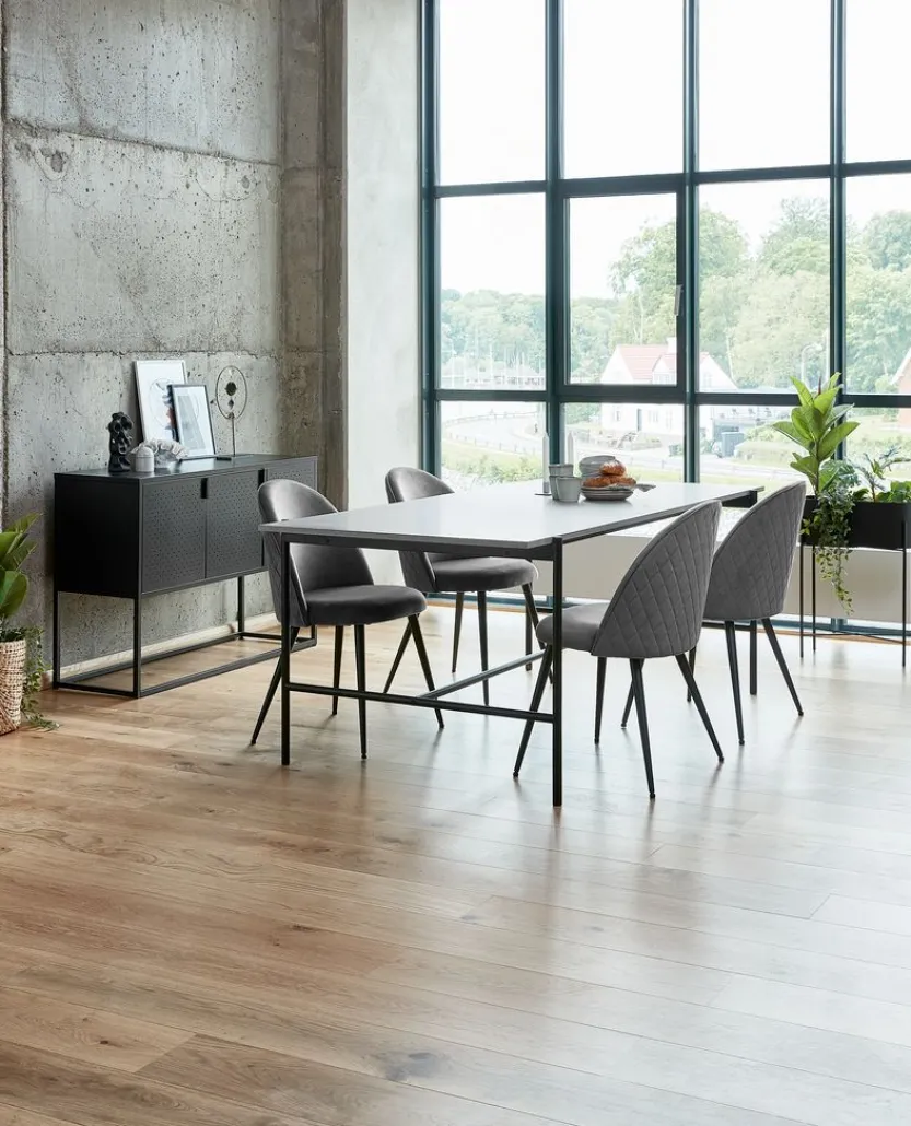 Dressoir VIRUM 3 deuren zwart