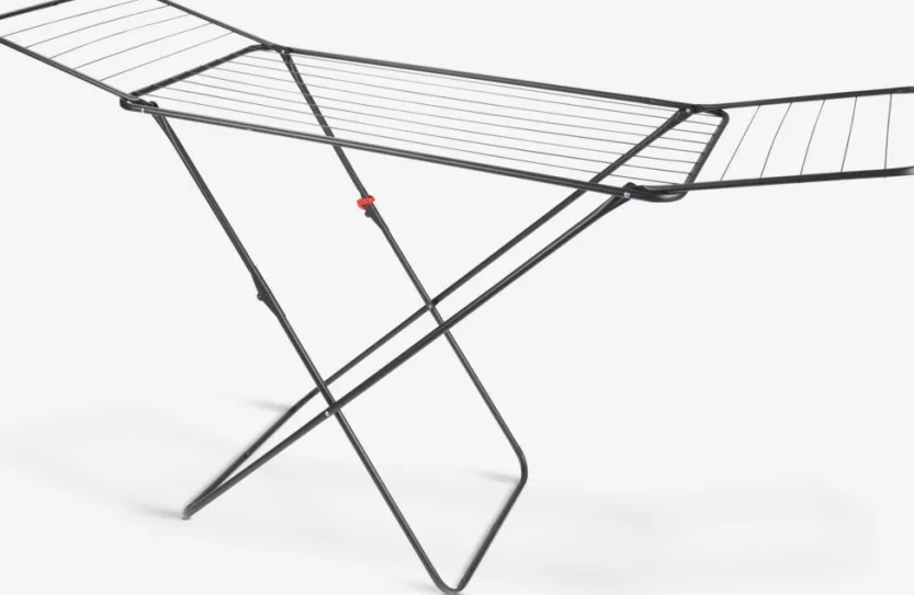 Droogrek AXEL B55xL171xH89/99 cm antraciet grijs