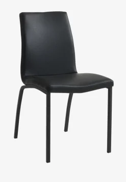 Eetkamerstoel ASAA zwart kunstleer