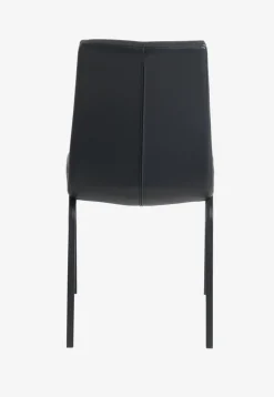 Eetkamerstoel ASAA zwart kunstleer