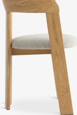 Eetkamerstoel BOVRUP eiken/beige stof