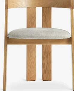 Eetkamerstoel BOVRUP eiken/beige stof