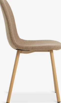 Eetkamerstoel EJSTRUP donkerzand/eiken kleur