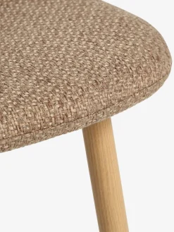 Eetkamerstoel EJSTRUP donkerzand/eiken kleur