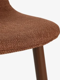 Eetkamerstoel EJSTRUP terracotta stof