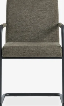 Eetkamerstoel ESPE olijf/zwart