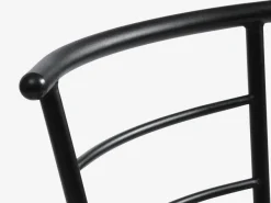 Eetkamerstoel GADSTRUP zwart/eiken kleur