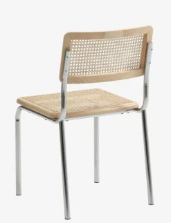 Eetkamerstoel HASSING rotan/chroom