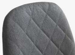 Eetkamerstoel JONSTRUP asfalt stof/eiken kleur