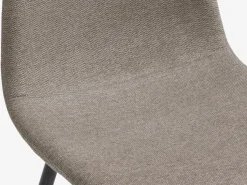 Eetkamerstoel JONSTRUP beige stof/donker eiken kleur