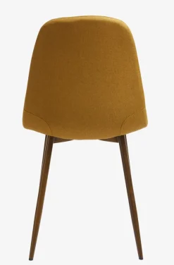 Eetkamerstoel JONSTRUP curry stof/donker eiken kleur