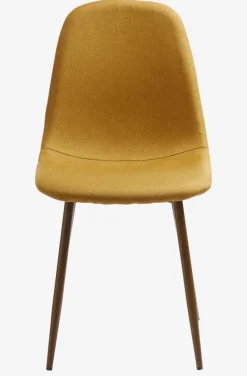 Eetkamerstoel JONSTRUP curry stof/donker eiken kleur