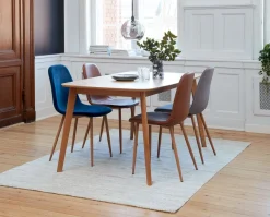 Eetkamerstoel JONSTRUP grijs/eiken kleur