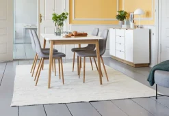 Eetkamerstoel JONSTRUP grijs/eiken kleur