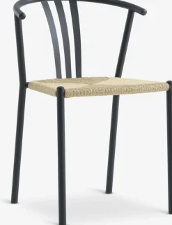 Eetkamerstoel JYDERUP zwart/naturel