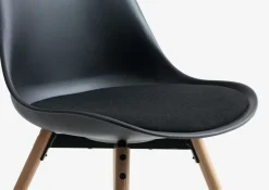 Eetkamerstoel KASTRUP zwart/eiken