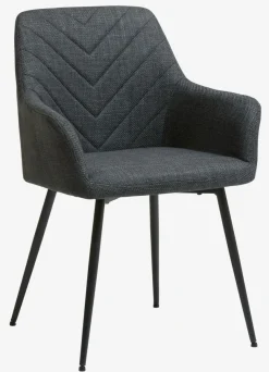 Eetkamerstoel PURHUS grijs/zwart