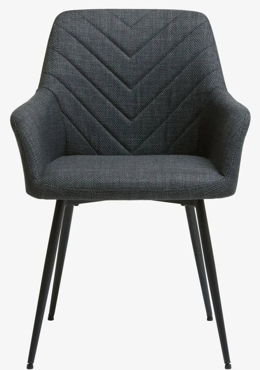 Eetkamerstoel PURHUS grijs/zwart