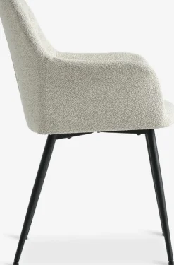 Eetkamerstoel PURHUS off white/zwart