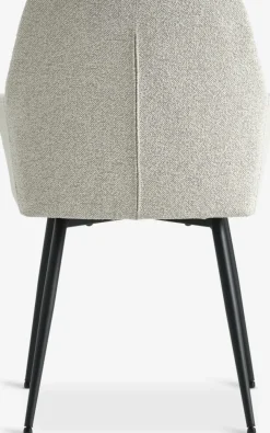 Eetkamerstoel PURHUS off white/zwart