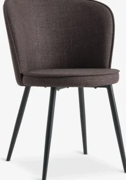 Eetkamerstoel RISSKOV donkerbruin/zwart