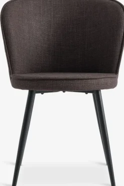 Eetkamerstoel RISSKOV donkerbruin/zwart