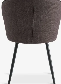 Eetkamerstoel RISSKOV donkerbruin/zwart