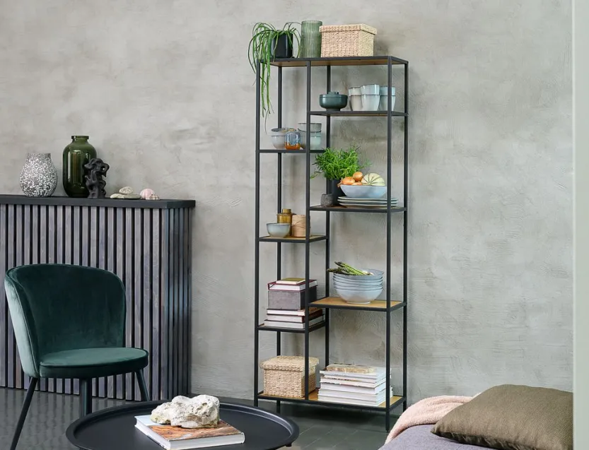 Eetkamerstoel RISSKOV fluweel donkergroen/zwart