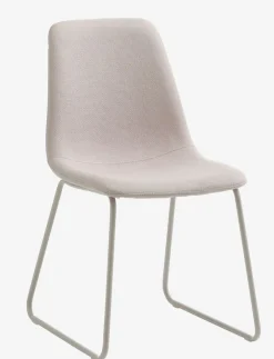 Eetkamerstoel SEJLSTRUP lichtroze stof