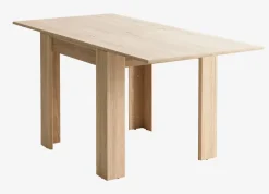 Eettafel HASLUND 80x80/160 eiken