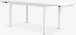 Eettafel KIRKEBY 80x130/220 wit