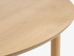 Eettafel MARSTRAND Ø110/110x200 eiken