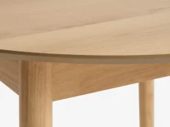 Eettafel MARSTRAND Ø110/110x200 eiken