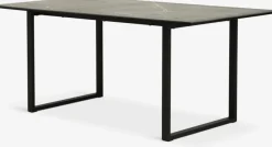 Eettafel MOSELUND 90x180 keramiek zwart