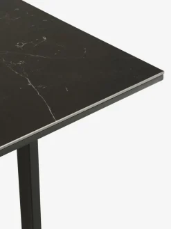 Eettafel MOSELUND 90x180 keramiek zwart