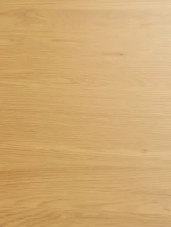 Eettafel NORTOFT Ø120 eiken kleur/zwart