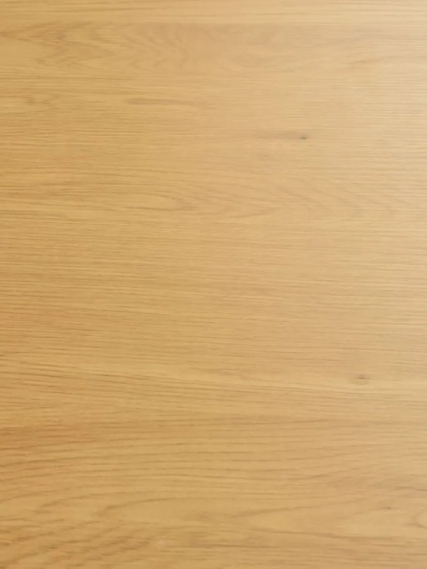 Eettafel NORTOFT Ø120 eiken kleur/zwart