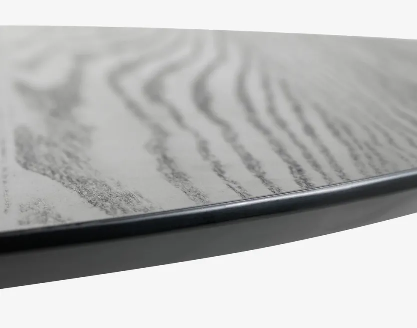 Eettafel RINGSTED Ø100 zwart essen fineer