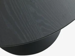 Eettafel RINGSTED Ø100 zwart essen fineer